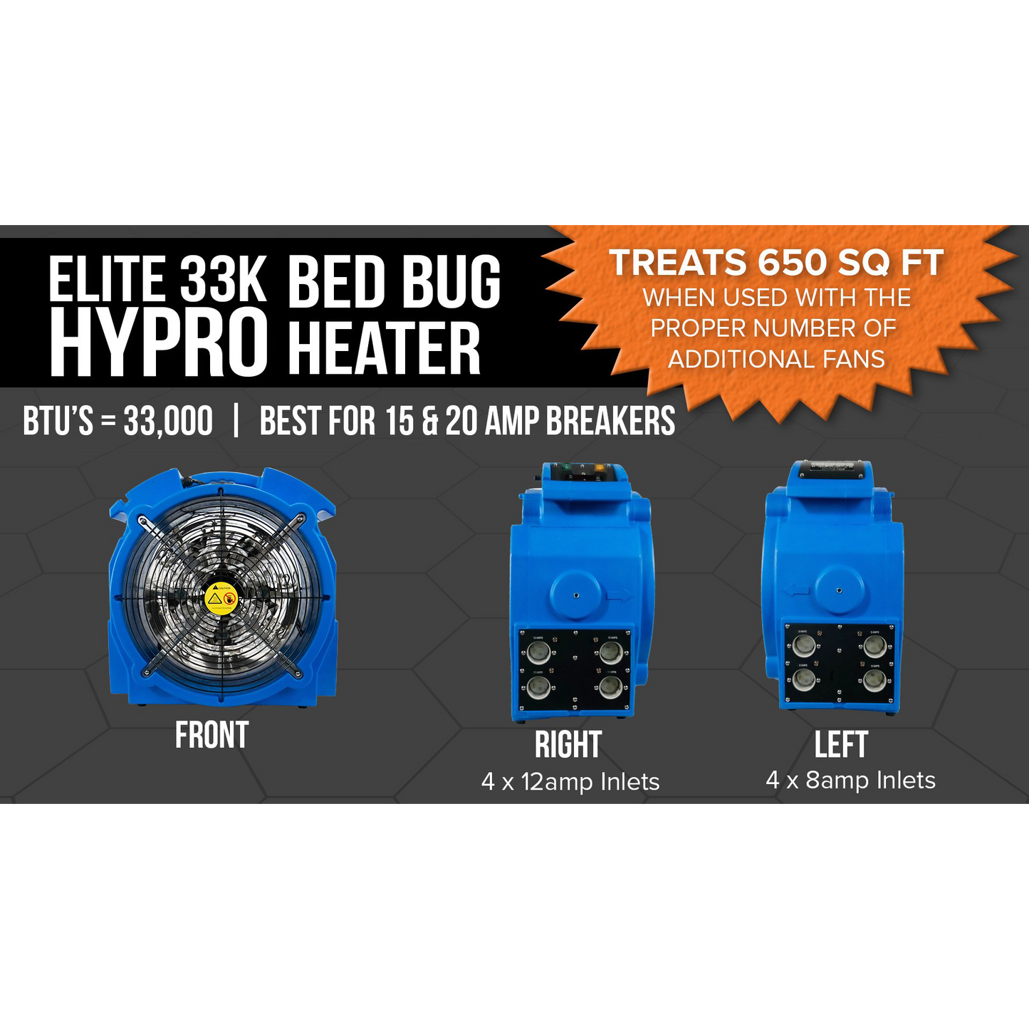 Elite 33K Hypro Bed Bug Heater