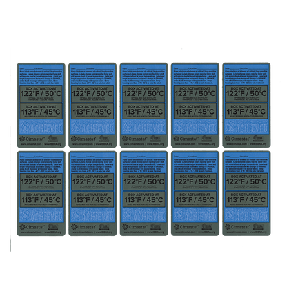 Bed Bug Heat Verification Stickers